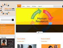 Tablet Screenshot of buildtheark.co.ke